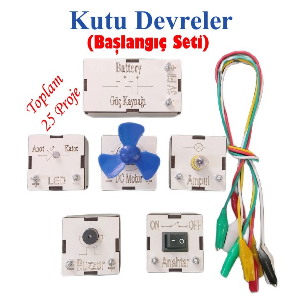 Kutu Devreler Deney - Hobi Seti Kutu Devreler Deney - Hobi Seti