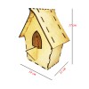 3 mm MDF Kuş Evi Boyama Maketi 3 mm MDF Kuş Evi Boyama Maketi