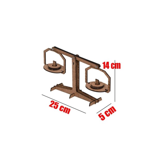 3d Ahşap Maket Eşit Kollu Terazi Etkinlik Oyunu 3d Ahşap Maket Eşit Kollu Terazi Etkinlik Oyunu