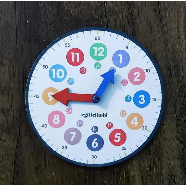 Ahşap Saat Öğreniyorum Ahşap Saat Öğreniyorum